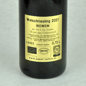 BIO Weißwein - Welschriesling - №1 - Kiste