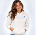 Lisi №1 – Weißer Hoodie mit rosa Logodruck