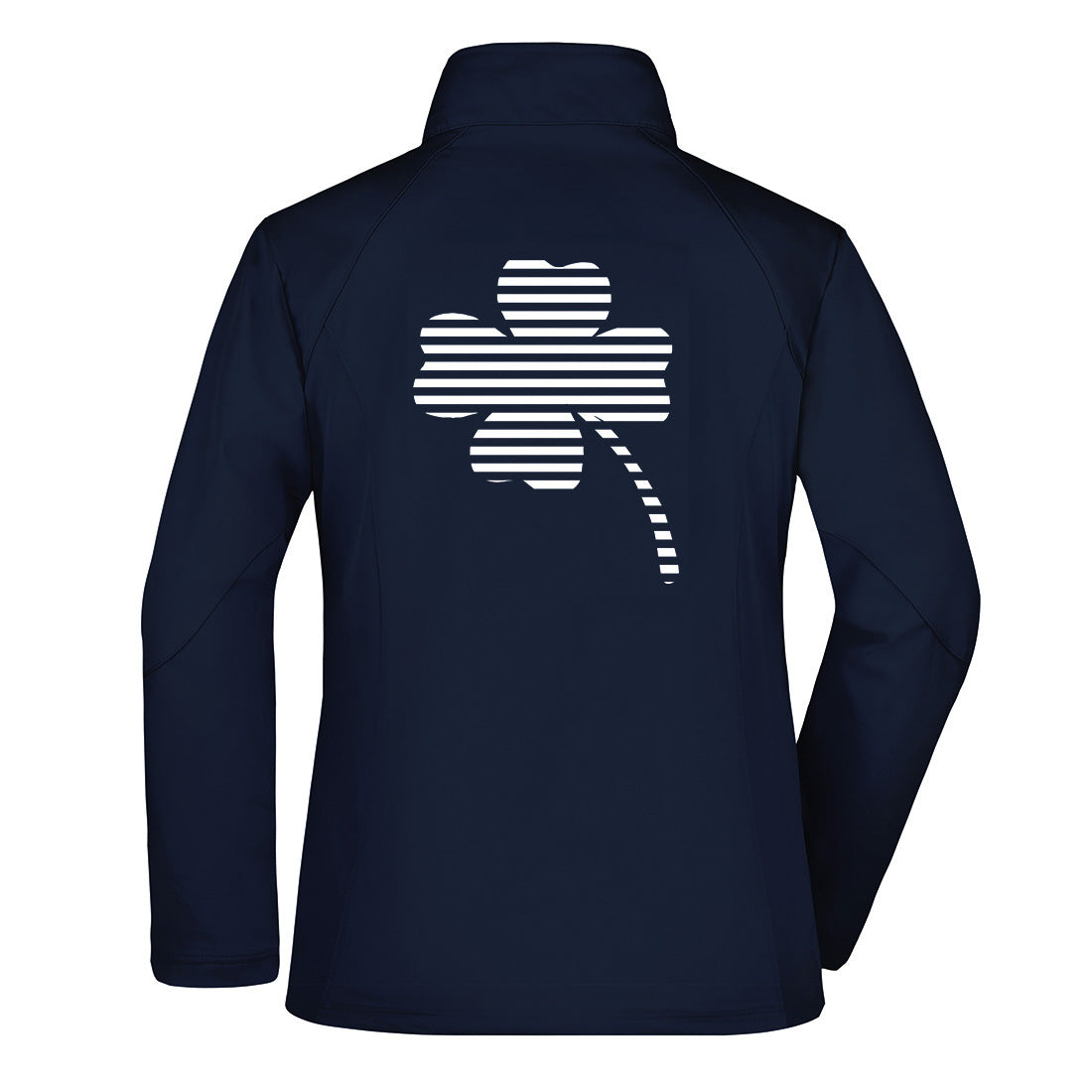 Sandra №1 | Klassisch geschnittene Softshelljacke mit reflektierendem Aufdruck