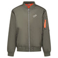 Pilotenjacke №2 – Olivgrün mit weißem Druck
