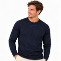 Mario №3 – Dunkelblaues Langarm-T-Shirt