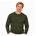 Mario №4 – Olivegrünes Langarm-T-Shirt