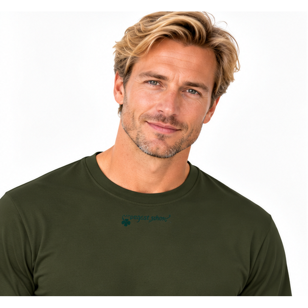 Mario №4 – Olivegrünes Langarm-T-Shirt