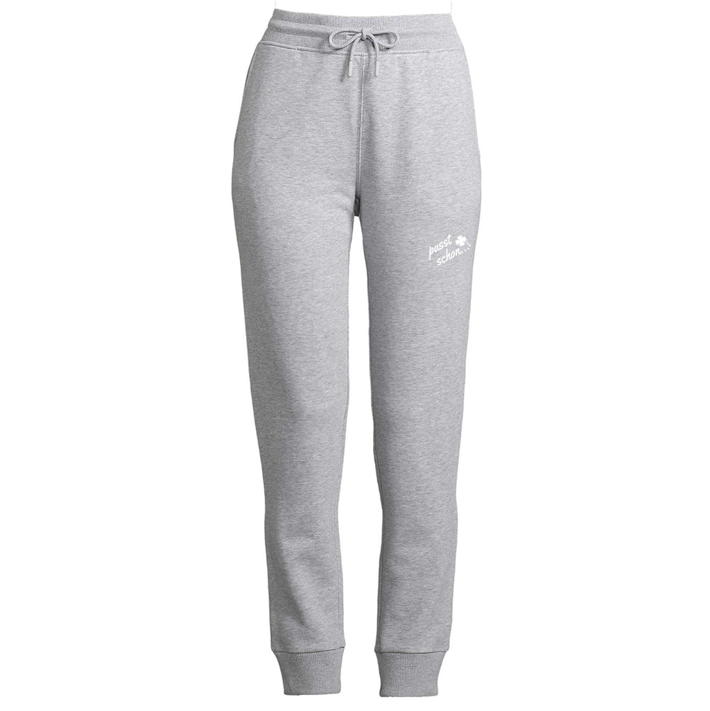 Stefanie №3 – Graue Jogginghose mit weißem Druck