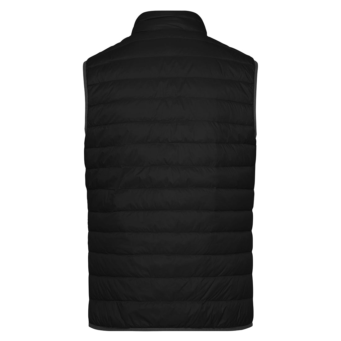 Daunengilet №1 – Schwarz mit weiß-grüner Logostickerei
