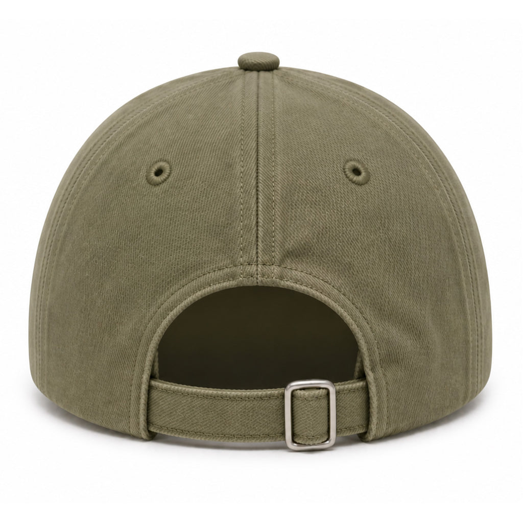 Toni №7 – Olive/Khaki Dad Kappe mit weißem passt schon…🍀 Logo