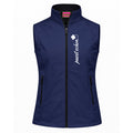 Sabrina №1 – Dunkelblaue Softshellweste mit reflektierendem Aufdruck