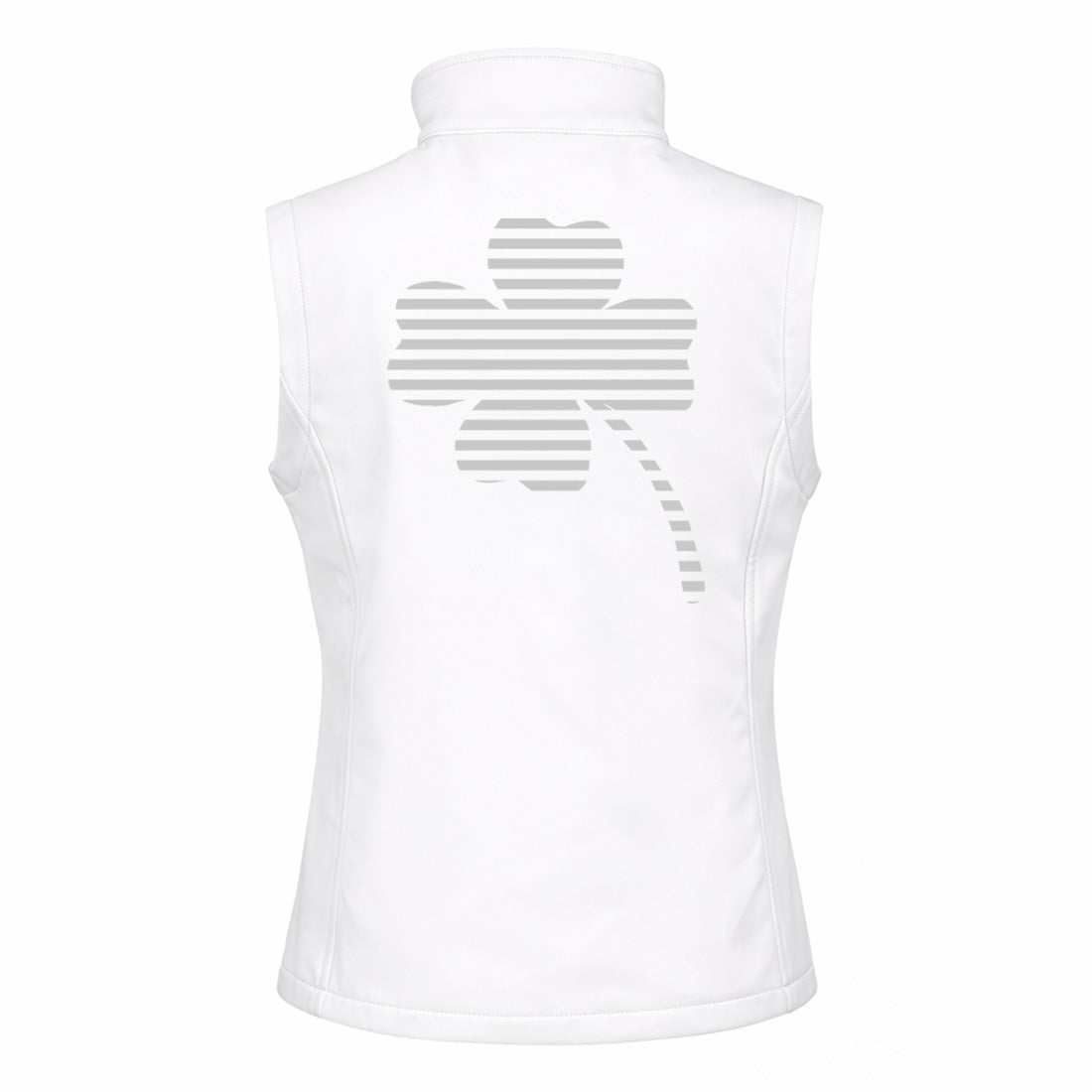 Sabrina №4 | Klassisch geschnittene Softshellweste mit reflektierendem Aufdruck