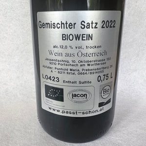 BIO Weißwein - Gemischter Satz - №4 - Kiste