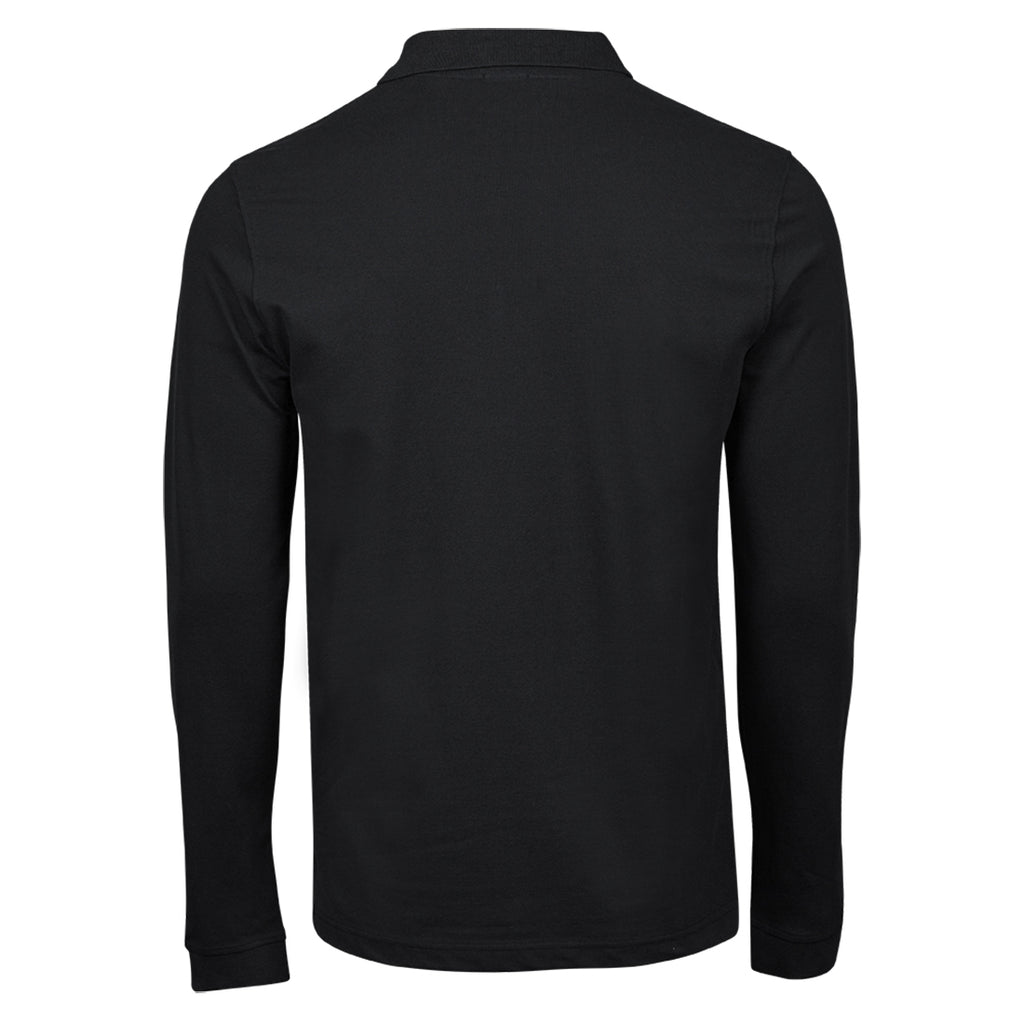 Clemens №2 | Leicht tailliert geschnittenes langarm Poloshirt