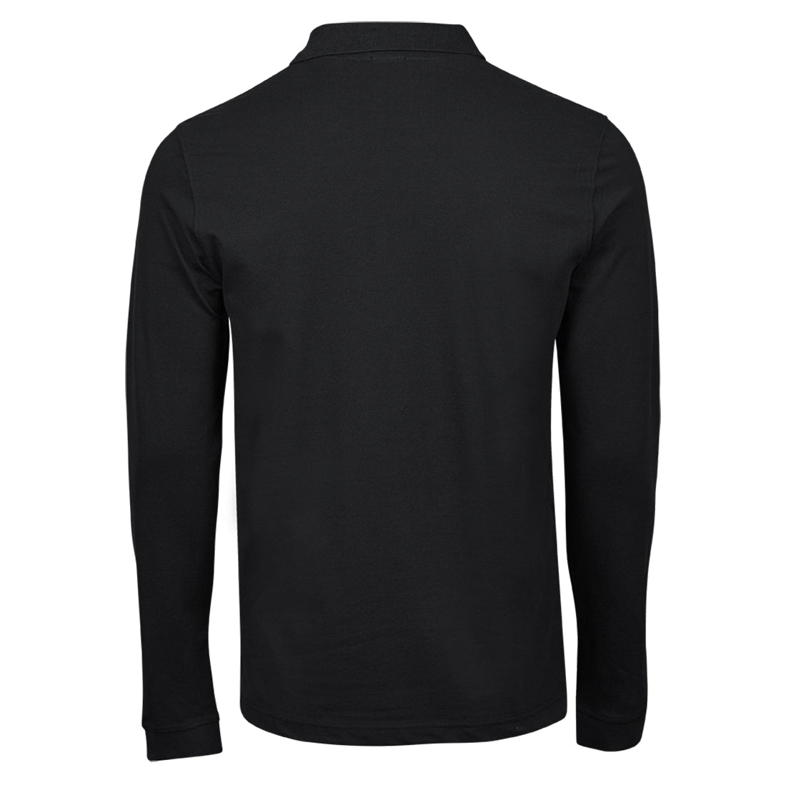 Clemens №2 | Leicht tailliert geschnittenes langarm Poloshirt