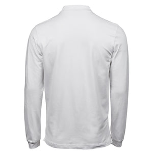 Clemens №1 | Leicht tailliert geschnittenes langarm Poloshirt