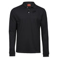 Clemens №2 | Leicht tailliert geschnittenes langarm Poloshirt