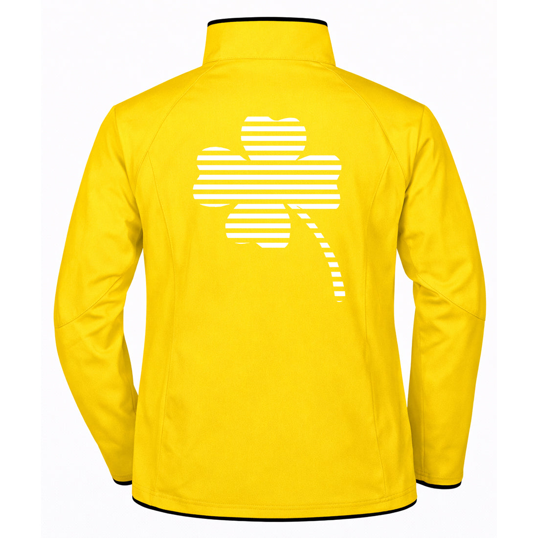 Klaus №3 | Klassisch geschnittene Softshelljacke mit reflektierendem Aufdruck