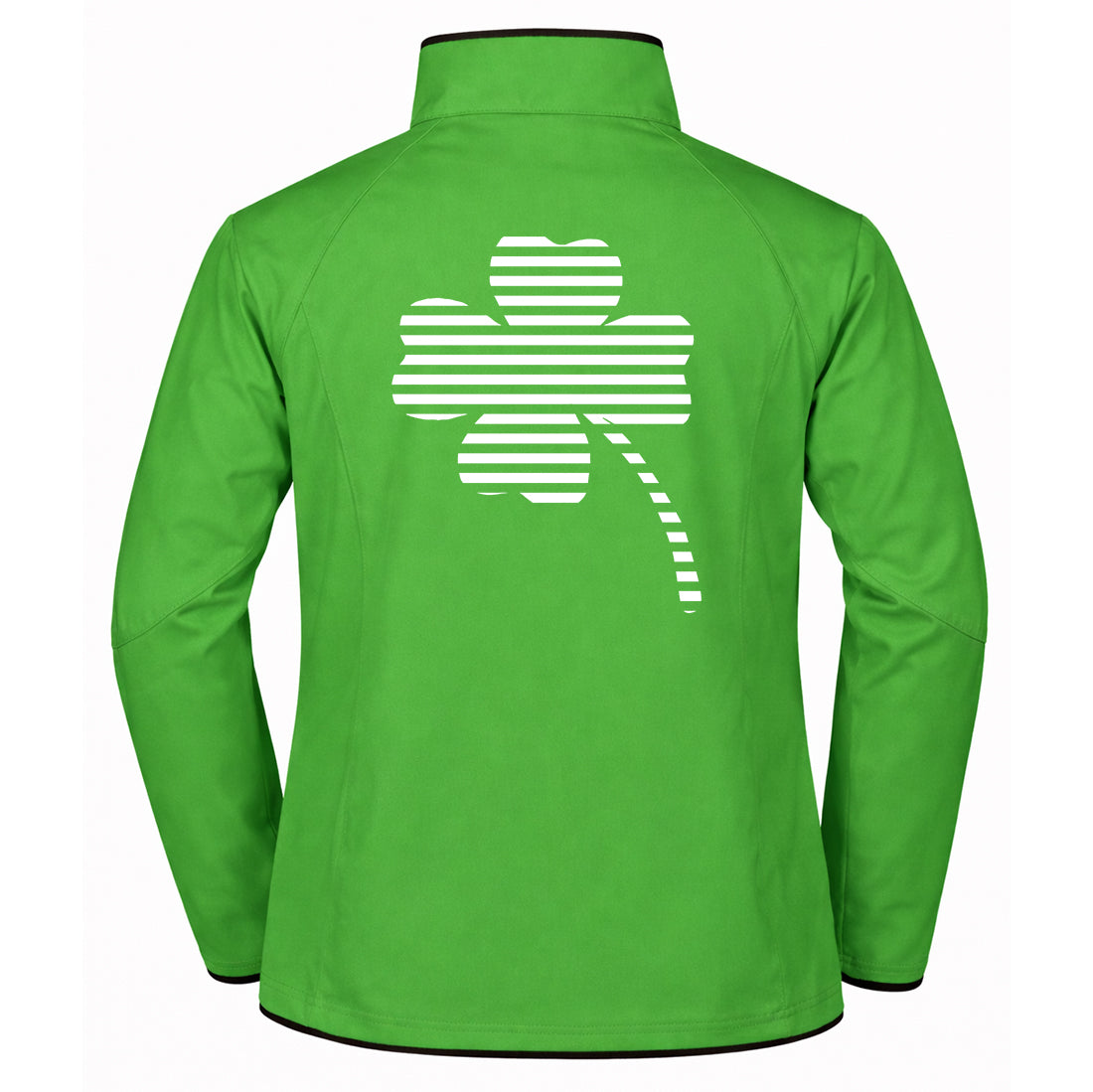 Klaus №2 | Klassisch geschnittene Softshelljacke mit reflektierendem Aufdruck