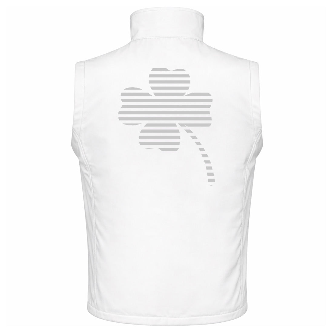 Carsten №4 | Klassisch geschnittene Softshellweste mit reflektierendem Aufdruck