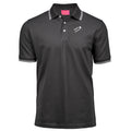 Phillip №3 – Dunkelgraues Poloshirt mit Streifendetails