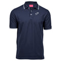 Phillip №2 – Dunkelblaues Poloshirt mit Streifendetails