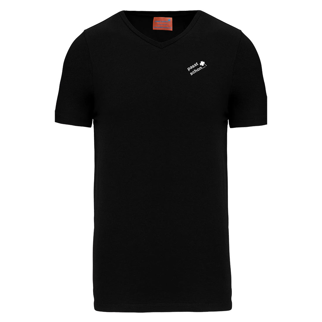 Markus №4 | Leicht tailliert geschnittenes T-Shirt mit V-Ausschnitt