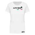 Francesca №1 – Weißes T-Shirt „tutto bene“ mit Italienflagge