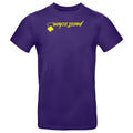 Gianni №8 – Lila T-Shirt mit verkehrtem Flockdruck