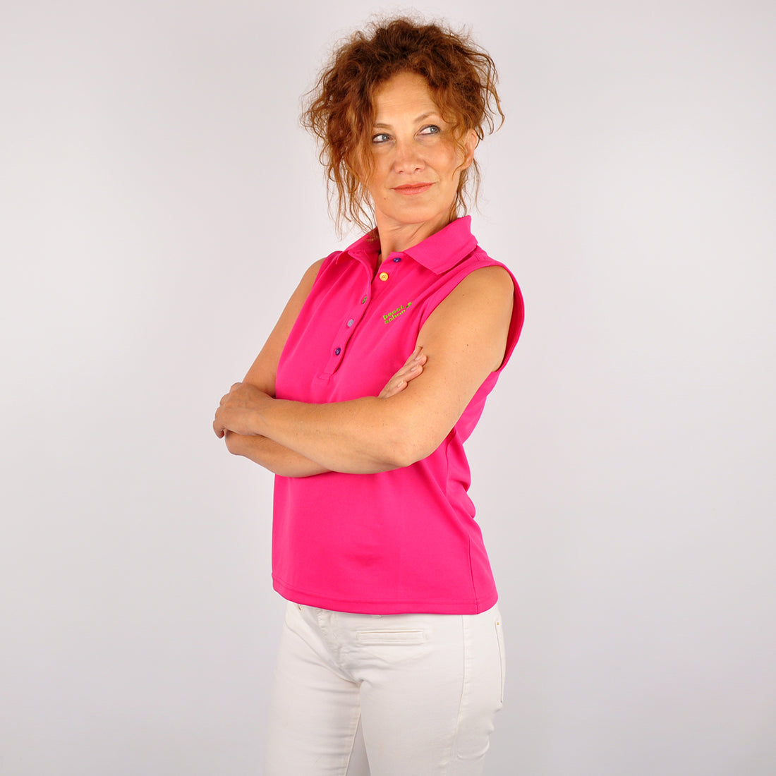Ulla №5 | Klassisch geschnittenes Funktions Poloshirt ohne Arm