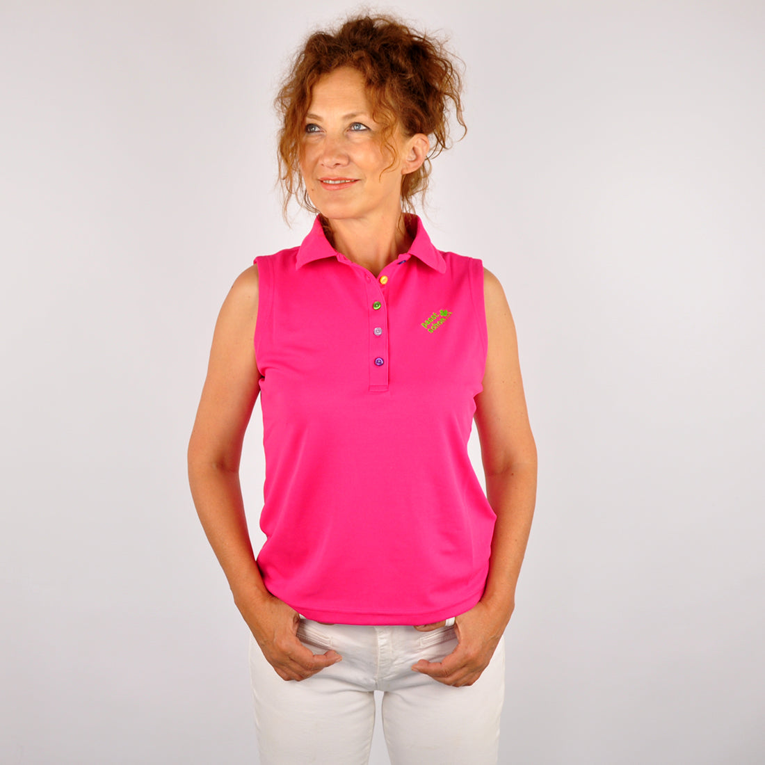 Ulla №5 | Klassisch geschnittenes Funktions Poloshirt ohne Arm