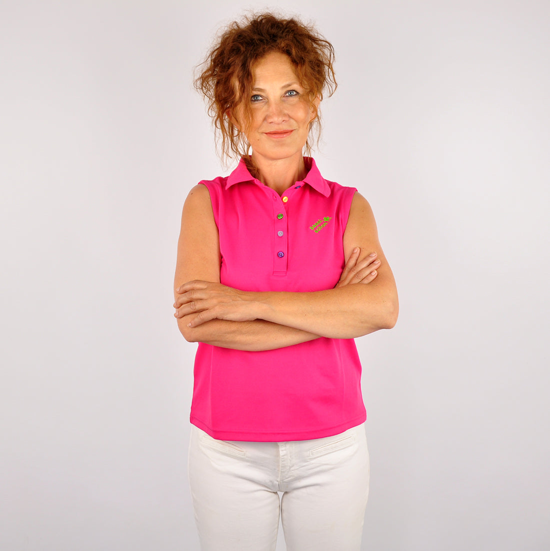 Ulla №5 | Klassisch geschnittenes Funktions Poloshirt ohne Arm