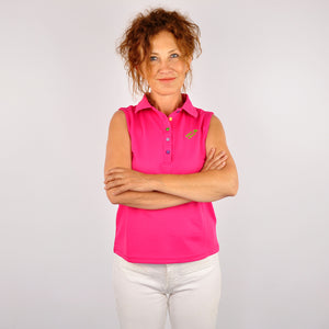 Ulla №5 | Klassisch geschnittenes Funktions Poloshirt ohne Arm