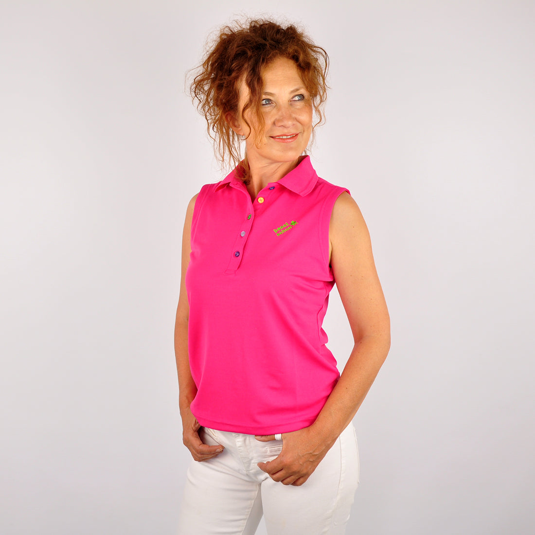Ulla №5 | Klassisch geschnittenes Funktions Poloshirt ohne Arm