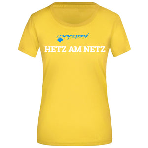 HETZ AM NETZ | Damen kurzarm Funktionsshirt