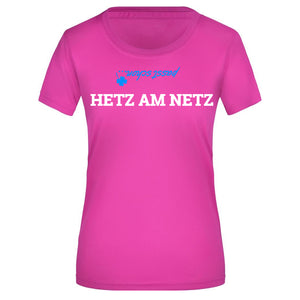 HETZ AM NETZ | Damen kurzarm Funktionsshirt