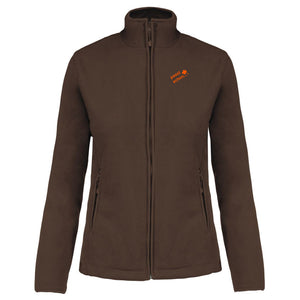 Christiane №11 | Leicht tailliert geschnittene Fleecejacke