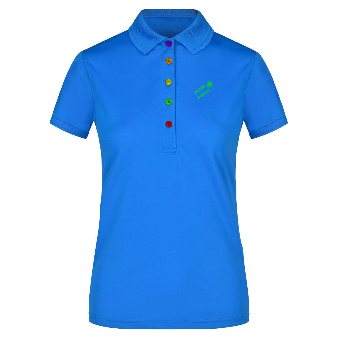 Renate №4 | Klassisch geschnittenes kurzarm Funktions Poloshirt