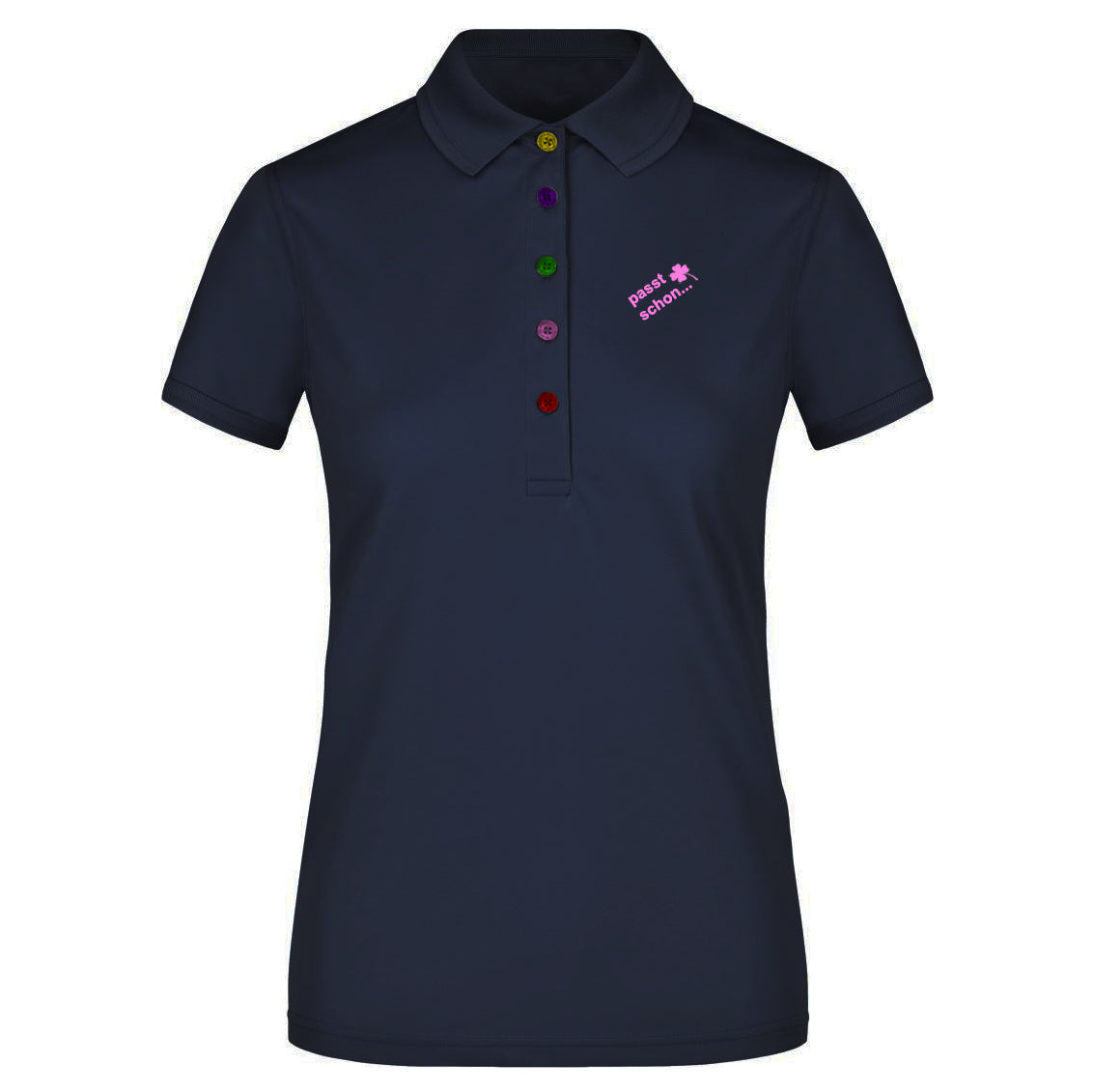 Renate №3 | Klassisch geschnittenes kurzarm Funktions Poloshirt