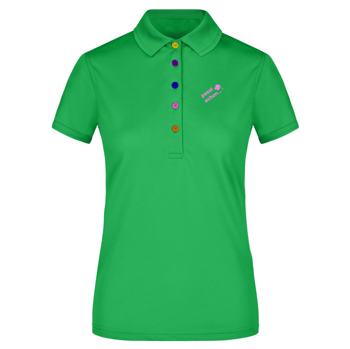 Renate №6 | Klassisch geschnittenes kurzarm Funktions Poloshirt