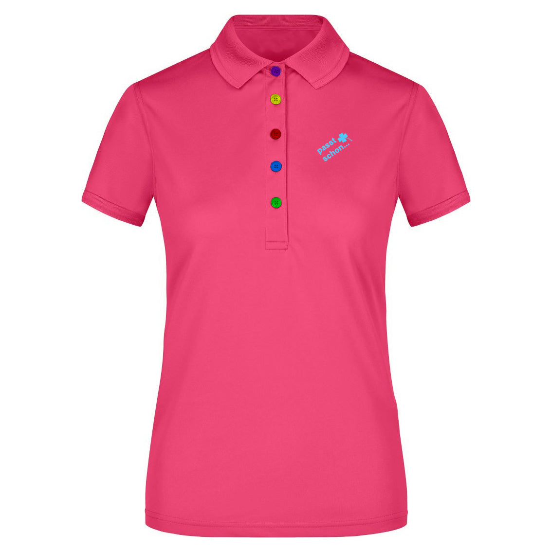 Renate №7 | Klassisch geschnittenes kurzarm Funktions Poloshirt