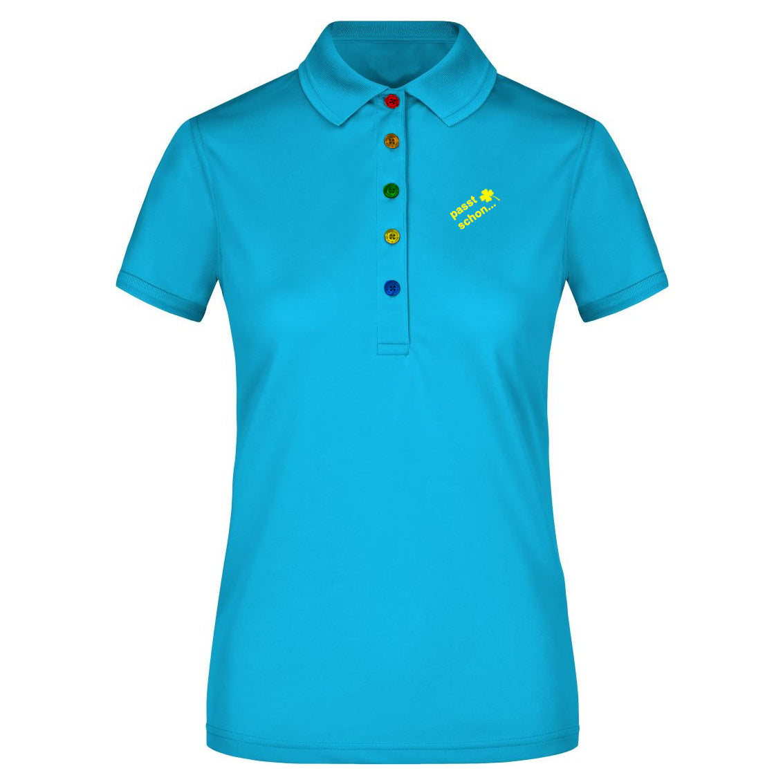 Renate №5 | Klassisch geschnittenes kurzarm Funktions Poloshirt