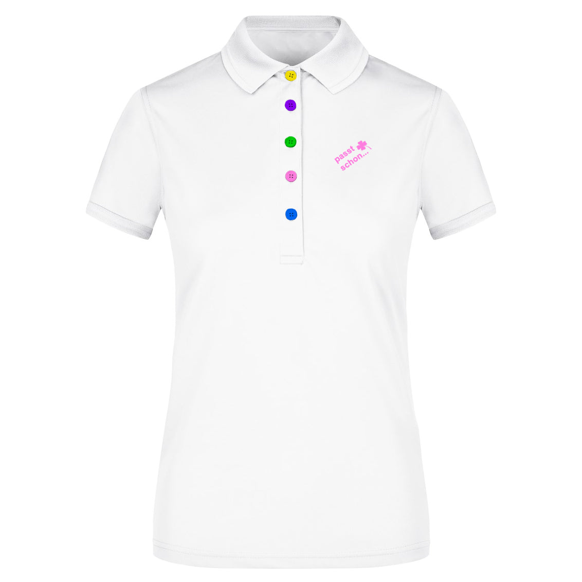 Renate №1 | Klassisch geschnittenes kurzarm Funktions Poloshirt