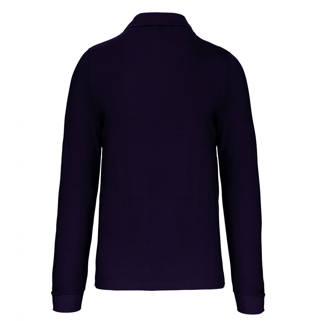 Harald №3 – Navy Langarm-Poloshirt