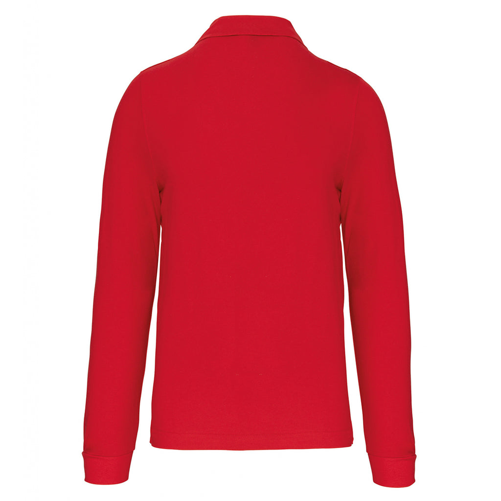 Harald №8 – Rotes Langarm-Poloshirt