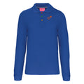 Harald №4 – Royalblaues Langarm-Poloshirt