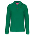 Harald №6 – Grünes Langarm-Poloshirt