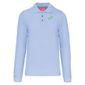 Harald №5 – Hellblaues Langarm-Poloshirt