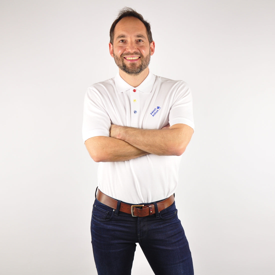Kurt  №1 | Leicht tailliert geschnittenes kurzarm Poloshirt