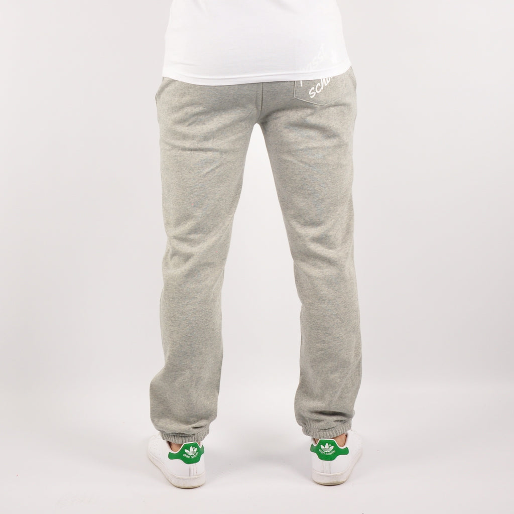 Maxi №1 – Graue Jogginghose mit weißem Druck