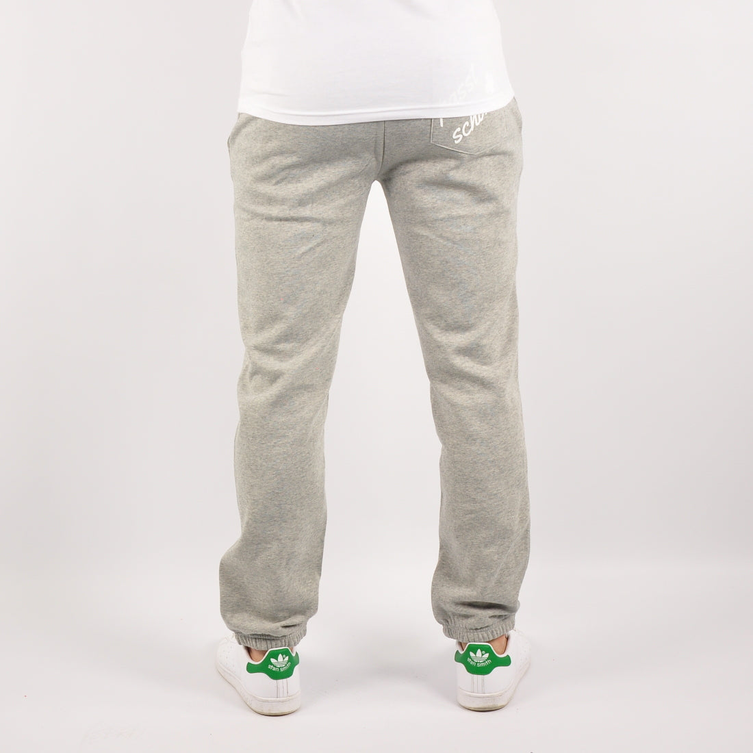 Maxi №1 – Graue Jogginghose mit weißem Druck