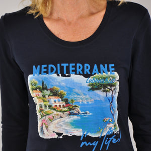 MEDITERRAN Lady №19 | Langarm T-Shirt