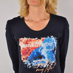 MEDITERRAN Lady №12 | Langarm T-Shirt