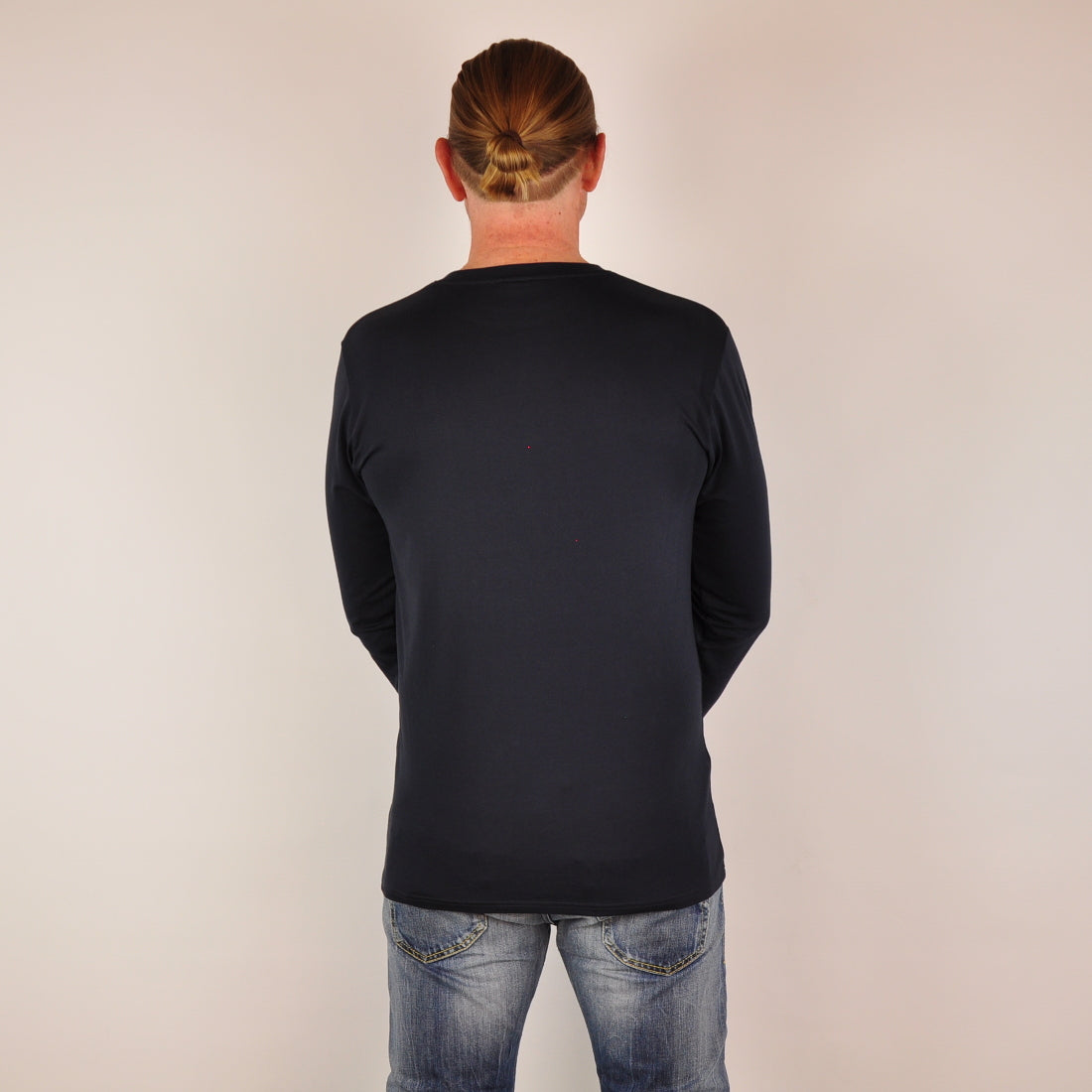 MEDITERRAN Men №5 – Dunkelblaues Langarm T-Shirt